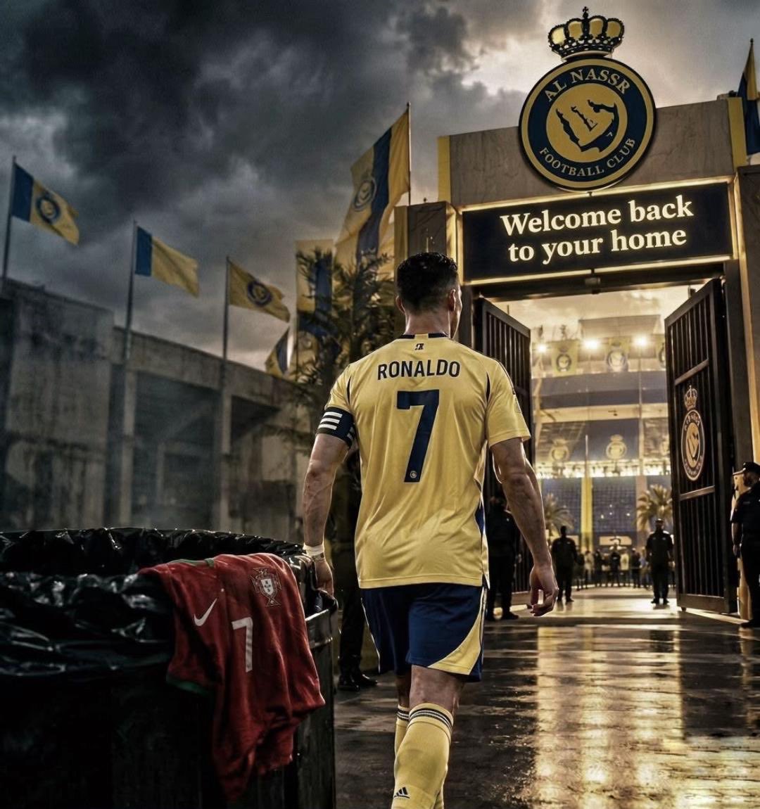 al3mda_m's tweet photo. Al-Nassr is your home, Ronaldo 🏠💛💛

النصر منزلك يا رونالدو @Cristiano https://t.co/rQahJX6PgC