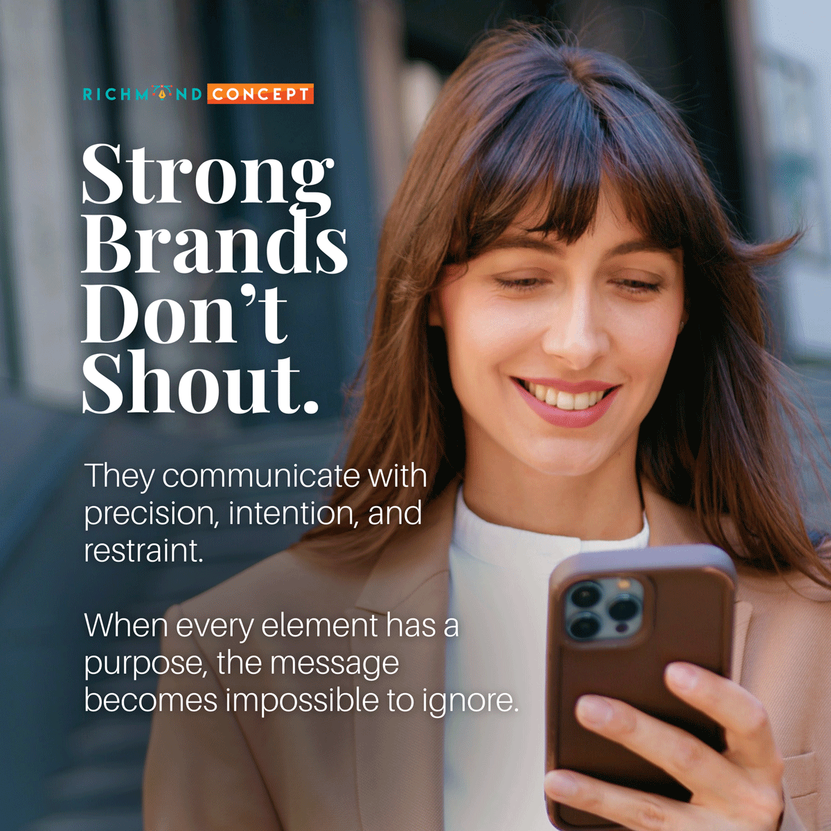 RichmondConcept's tweet photo. Strong brands don't shout. They communicate with precision, intention, and restraint.
When every element has a purpose, the message becomes impossible to ignore.

#BrandStrategy #CreativeDirection #BrandConsistency #BusinessLeadership #MarketingStrategy https://t.co/X3QNf6HS4W