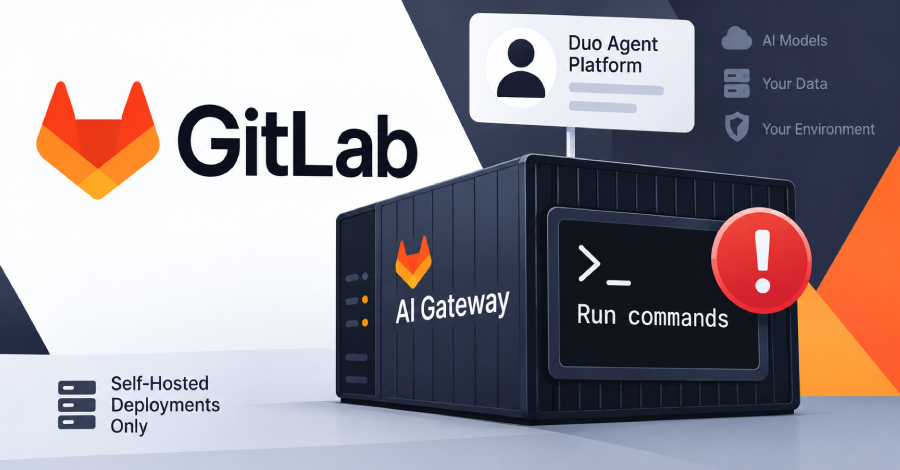 RedNordicWolf's tweet photo. 📰 THN: GitLab Patches Critical 9.​9 AI Gateway Flaw Allowing Command Execution on Self-Hosted Servers thehackernews.​com/2026/10/gitlab-patches-critical-self-hosted-ai.​html PentestHQ #GitLab #CyberSecurity #AI #InformationSecurity #Vulnerability https://t.co/q75mZZkXIn
