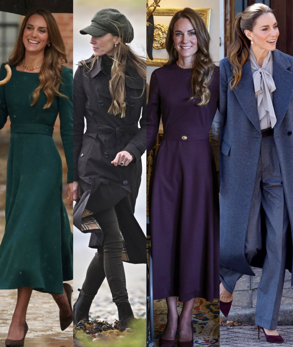 RoyallyBelle_'s tweet photo. The Princess of Wales’ September autumn fashion 💚🍂 https://t.co/NnZbmD5P6m