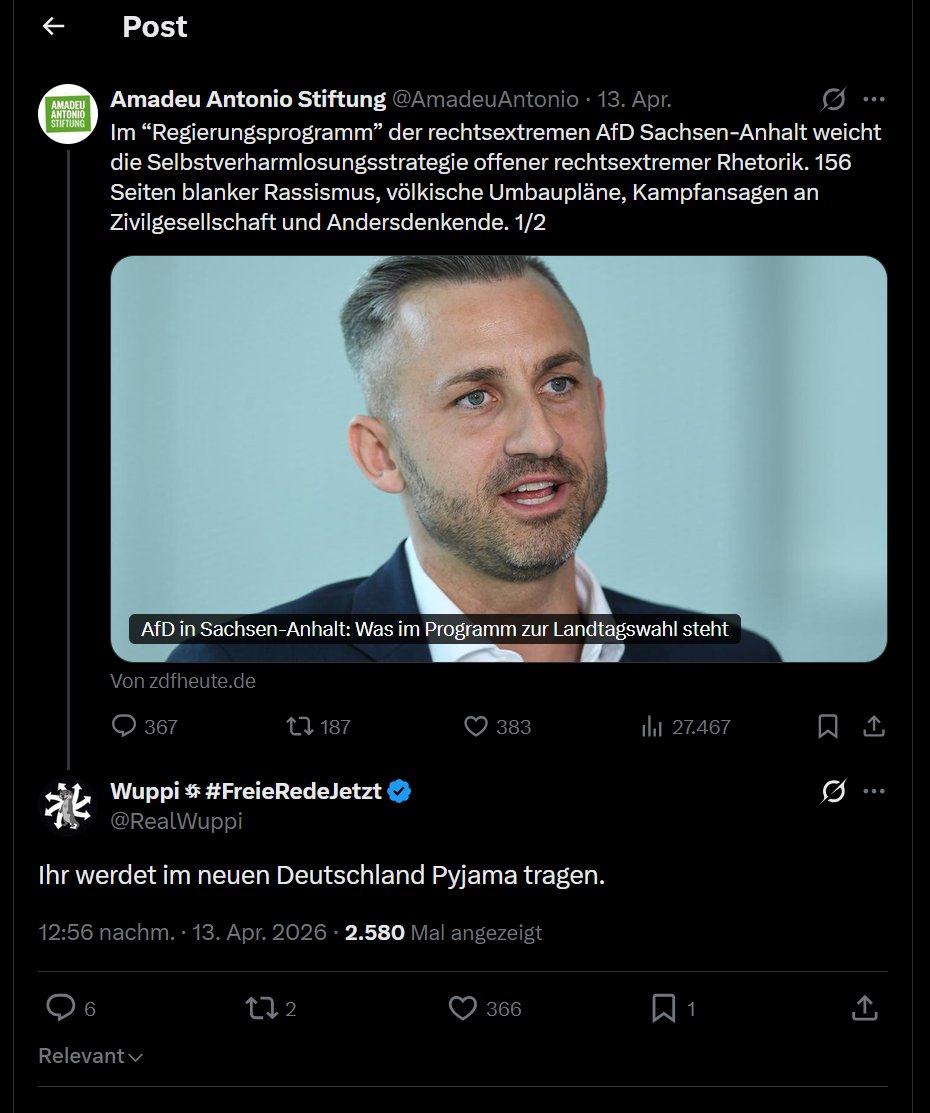 speergruesse's tweet photo. "Das ist fake"

Kaum wieder da wurde Wuppi schon wieder beim Lügen erwischt.
2043644437549429102 https://t.co/GY48Tad8ny