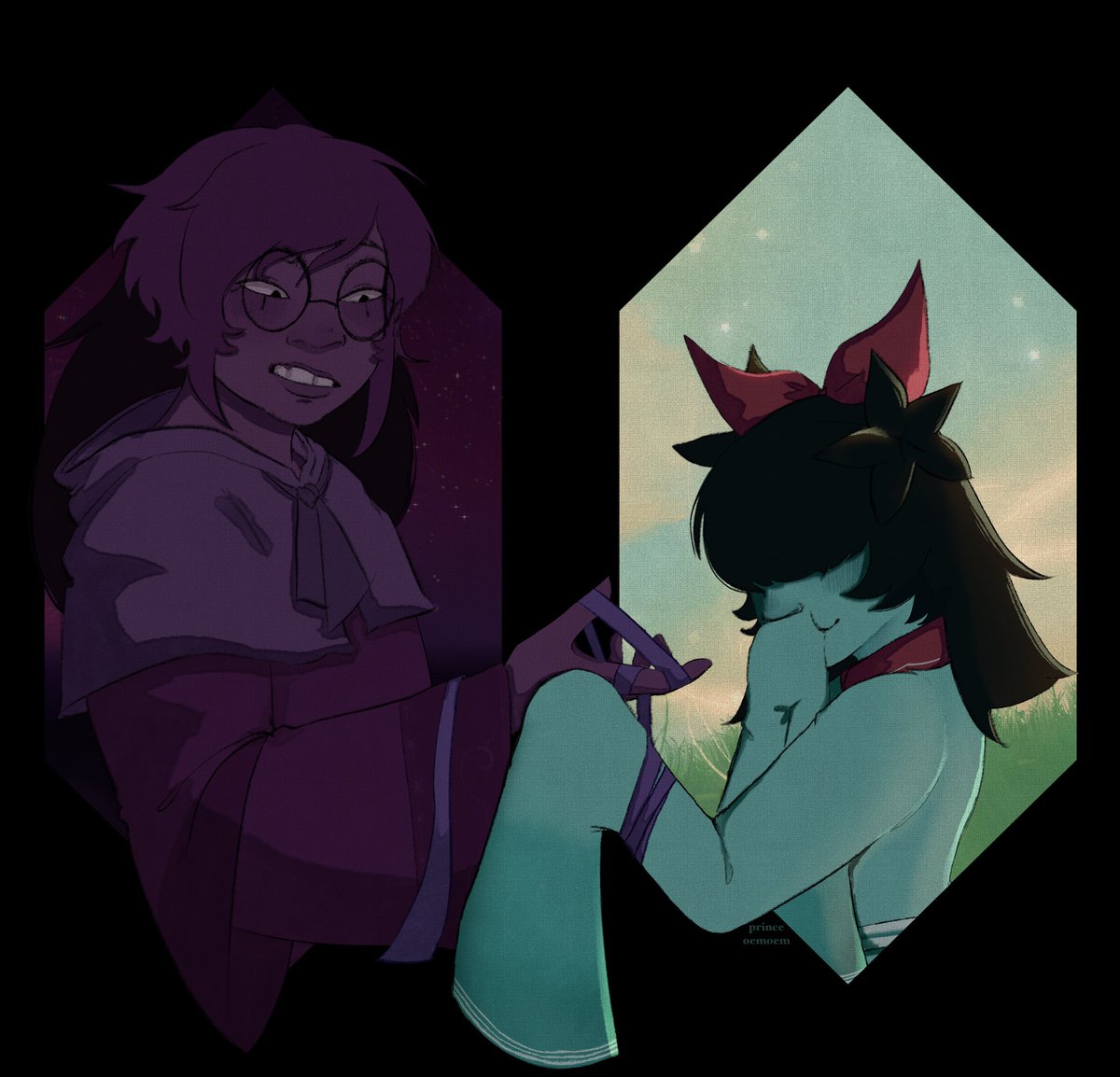 princeoemoem's tweet photo. Intertwined, sewn together

Day two of #Sethtober
#Deltarune https://t.co/O2oyMSiwff