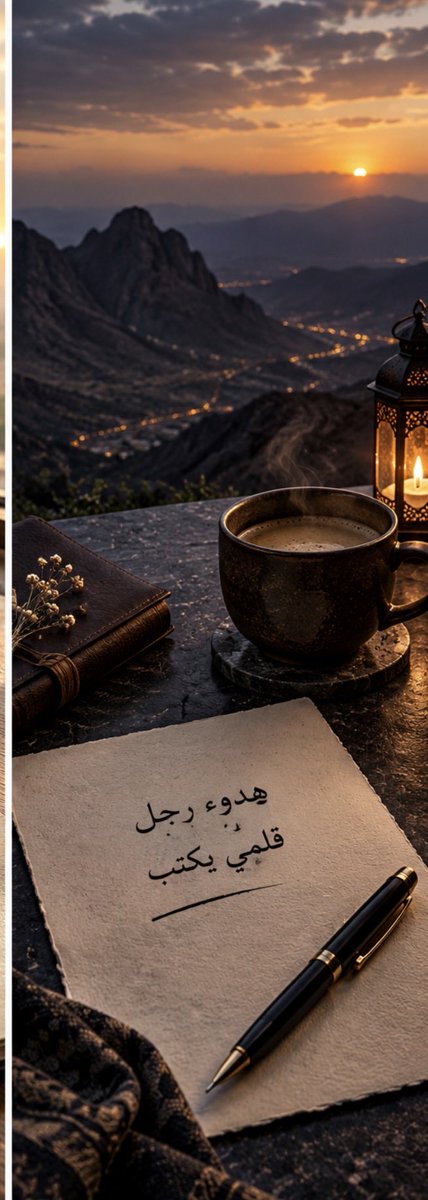 _ab666's tweet photo. قلمي يكتب

ليست كل الحروف تقرأ كما كتبت
منها ما يمر عابرا
ومنها ما يتوقف عند قلب يعرفه

وبين قارئ يبحث عن المعنى

وآخر يمضي دون سؤال
يبقى الصمت أحيانا
أبلغ من كل تفسير

بعض الرسائل لا تحتاج عنوانا
فهي تعرف طريقها

انتهت الرسالة
والباقي لمن فهم https://t.co/6jgO09gMbz