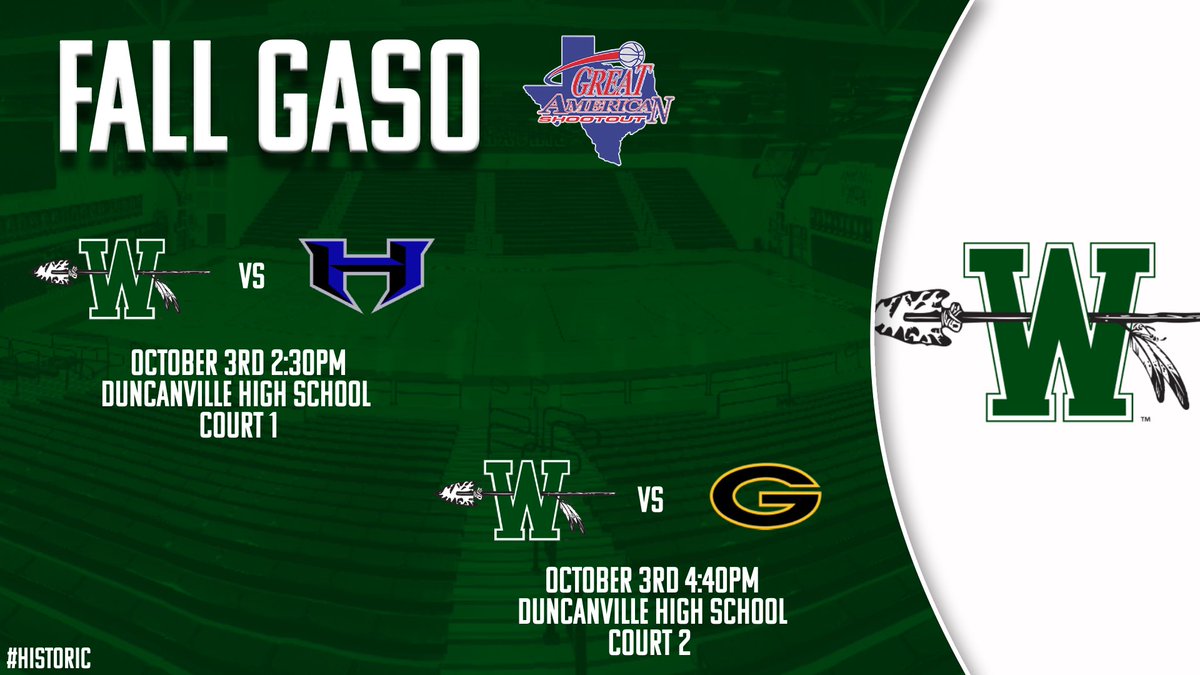 NDNBB_'s tweet photo. Come check out your Indians in action this weekend at the Fall GASO tour! Games at 2:30pm &amp; 4:40pm at Duncanville High School! 

#Historic #OneTribe https://t.co/0YudE0j3D0