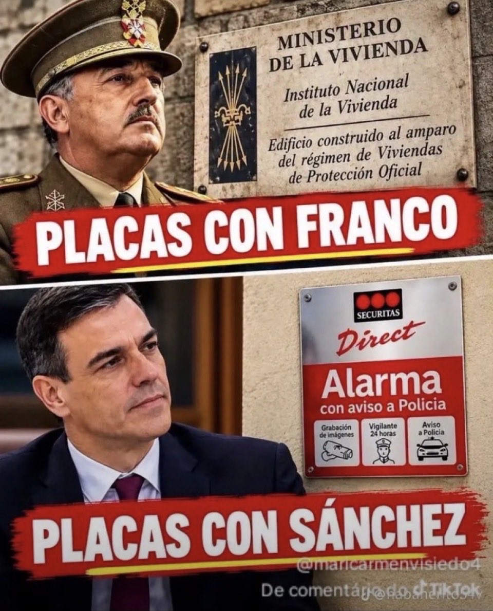 Laurlvarez54124's tweet photo. Vivienda 
Franco 1 Sánchez 0 https://t.co/kiZvOfnGlZ