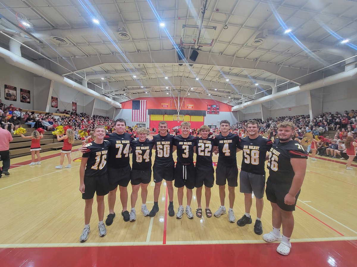 BWEagleFB's tweet photo. It was a pleasure taking some of our seniors over to the middle school for today’s pep rally!  

Big night tonight for the Eagles! Make sure you’re in attendance and bring the energy as we take on Worthington Kilbourne in tonight’s Homecoming matchup.  

Go Eagles! 🦅 https://t.co/sZ0nMHk6O0