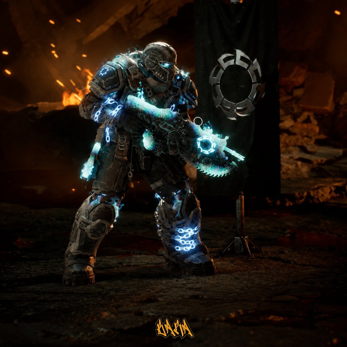 xbarax22's tweet photo. LA SKIN MÁS EXCLUSIVA DE GEARS OF WAR: E-DAY

¿Has visto esta skin? Pues hay un pequeño detalle...

NO LA PUEDES DESBLOQUEAR JUGANDO.

Esta skin exclusiva para los DESARROLLADORES de Gears of War: E-Day.

Así que olvídate de completar la campaña en Insane, conseguir miles de bajas o subir al máximo nivel. Por más que juegues, esta skin no está disponible como recompensa normal para los jugadores.

Es una de esas skins que prácticamente se convierten en una pieza de colección dentro de E-Day.

¿Te gustaría que esta skin estuviera disponible para todos los jugadores?