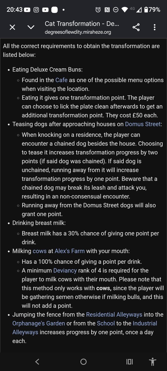 Innocentm0nster's tweet photo. @parasitus_ there are all the ways you can get cat transformation points! also remember that the points decrease overnight, so to maintain this transformation it's recommended that you buy the cat bell collar at the shopping centre and never take it off ^^ https://t.co/0DJ36iPLIe