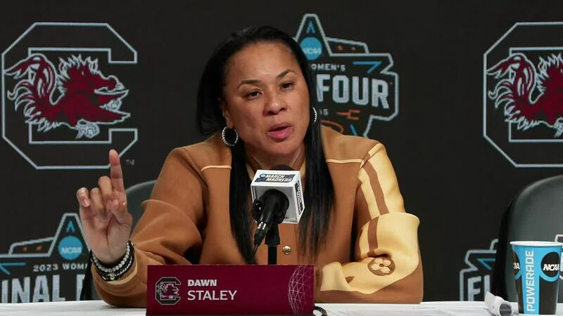 power_ties's tweet photo. Where did the racism attacks against Caitlin Clark and her Iowa Hawkeyes fans start, you ask?

Dawn Staley.  Who is now making Caitlin teammates apologize for what?  Existing.

Staley, after being beaten 77-73 by Caitlin (41 pts, 8 asst, 6 reb) in the 2023 Final Four, immediately played the race card in Staley’s post-game press conference to try to deflect from SC not repeating as National Champions and having SC’s 42-game winning streak shattered by the Iowa Hawkeyes.

Staley famously sought to equate Lisa Bluder's observation that playing under the basket against South Carolina and attempting to rebound was like being in a bar fight, and Staley then tried to turn that observation about Staley's team's style of play INTO A RACIST SLUR:

Which it never was.

Staley referenced supposed overheard comments by unnamed national reporters calling South Carolina "bullies" and moved from that to state: “We're not bar fighters. We're not thugs. We're not monkeys. We're not street fighters" — seeking to equate Bluder’s observation about the highly physical play into racism, demanding:

"[S]o don't judge us by the color of our skin," when the lone observation about style of play by Bluder neither said nor implied anything about anyone’s skin color or race.

Continued Staley, in trying to deflect from her loss (and intimidate referees from calling fouls on SC for their style of play):

"And you may not like how we play the game -- you may not like it -- that's the way we play -- that's the way I coach -- I'm not changing -- we've found success with it... I'm not changing, I'm not changing...."

Kim Mulkey built on and amplified Staley’s racist narrative pulled out of thin air in Mulkey’s LSU locker room to motivate her LSU team, including Angel Reese, in the National Championship game a few days later….

In short order in the 1st quarter of the National Championship game, the refs piled 8 fouls atop Iowa, to just 1 against LSU, making clear how the game was going to be officiated and deflating Iowa. LSU won 102 to 85.

And now, as Paul Harvey used to say: The rest of the story:

As to SC Coach Dawn Staley:

Interestingly, the next season, Staley called her own team street fighters and equated the style of play she coached her team to play as what she learned growing up in North Philly.... Neither of those descriptors are themselves racist or based on skin color, but both sound like a team presenting with a pretty darned physical style of play rebounding under the basket...
Staley would go on to be on the Committee -- headed by the CT Sun GM -- that would leave Caitlin off of the 2024 Olympic team in favor of injured veteran WNBA players who never saw a minute of Olympics play.

As to LSU Head Coach Kim Mulkey:

Subsequent to the Iowa-LSU National Championship game, Mulkey admitted to talking to refs before the game about how Caitlin and Iowa should be officiated.

After the Iowa v. LSU game, a special commission was appointed by the NCAA to evaluate the, uhhh, unusual refereeing calls during that game.

To this day, the NCAA has refused to release that report about the officiating abnormalities evident in that LSU v. Iowa National Championship game, over the strident protest of members of the committee who prepared the report.

As to Iowa Hawkeyes Head Coach Lisa Bluder (and Caitlin Clark), the NCAA scheduled them in a bracket the following year intended to derail a repeat appearance in the 2024 National Championship game.

Instead, the Hawkeyes beat LSU 94-87 in the Elite 8.

Then Iowa defeated UConn in the Final 4.

Iowa went on to play SC in the National Championship game.

Caitlin set a single-quarter scoring record for a national title game, scoring 18 points in the first quarter.

But, alas, Bluder’s season-long decision to not develop or play her bench led to the exhaustion of the starters and SC won the game 87-75, capping off an undefeated 38-0 season.

Staley? Staley would be instrumental in keeping Caitlin OFF of the 2024 US Olympic team, which came within a basket of losing the gold by choosing instead injured Old Guard WNBA players who never saw a minute of Olympics play time.