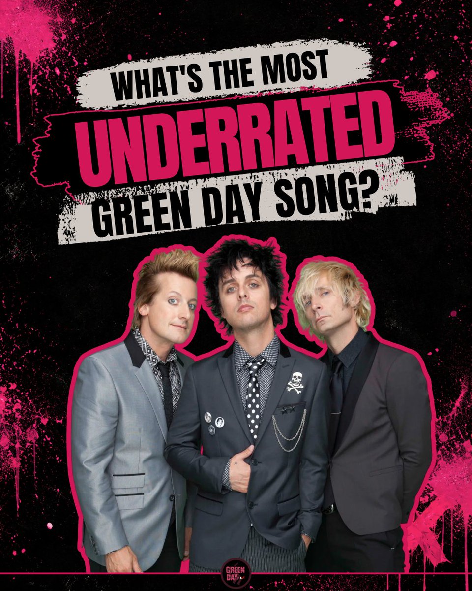 GreenDayItaly_'s tweet photo. Every Green Day fan has that one song they’ll defend forever. The track that never became a huge hit, never gets talked about enough, but still hits every single time.

So… what’s the most underrated Green Day song in your opinion?

Leave your pick in the comments 👇 https://t.co/UvbUJLSSki