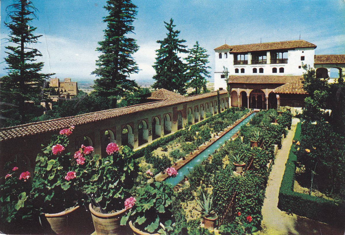 MarjeMolder's tweet photo. Today's 2nd #PostedOnThisDay #cancel is on a #vintage Spanish #PostCard of the “garden of springs” at #Generalife 14C summer palace in #Granada #Spain which was posted 66 years ago OTD of Oct 2, 1966
#philately #stamps #deltiology https://t.co/upCPGr6pk6