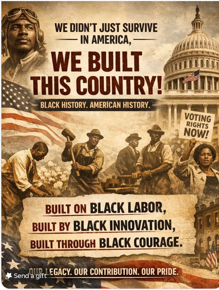 UniqueMoniqueMa's tweet photo. @JDVance @SLOTUS There WOULDN'T BE AN AMERICA IF NOT 4 BLACKS WHO WERE HERE BEFORE ANYONE BUT U LYING @$$HOLES DON'T PRINT THE TRUTH. 95% OF EVERYTHING BUILT THAT MAKES YOUR ENTITLED LIVES EASIER, WERE INVENTED BY STRONG, INTELLIGENT, BLACK INDIGENOUS AMERICANS. WHITES BROUGHT DEATH &amp; DESTRUCTION https://t.co/BuBmDToPUM