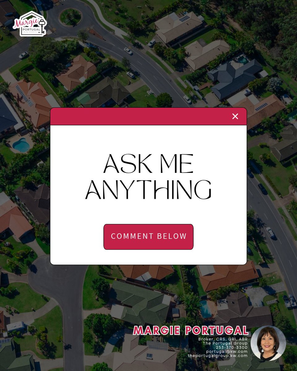 PortugalRE's tweet photo. 💬 ASK ME ANYTHING! 🏡
Curious about the home-buying process, selling your home, the local market, or what it’s really like working with a Realtor?
#AskMeAnything #RealEstateTips #HomeBuying #RealEstateAdvice #YourLocalRealtor https://t.co/ZmprXAGXIR