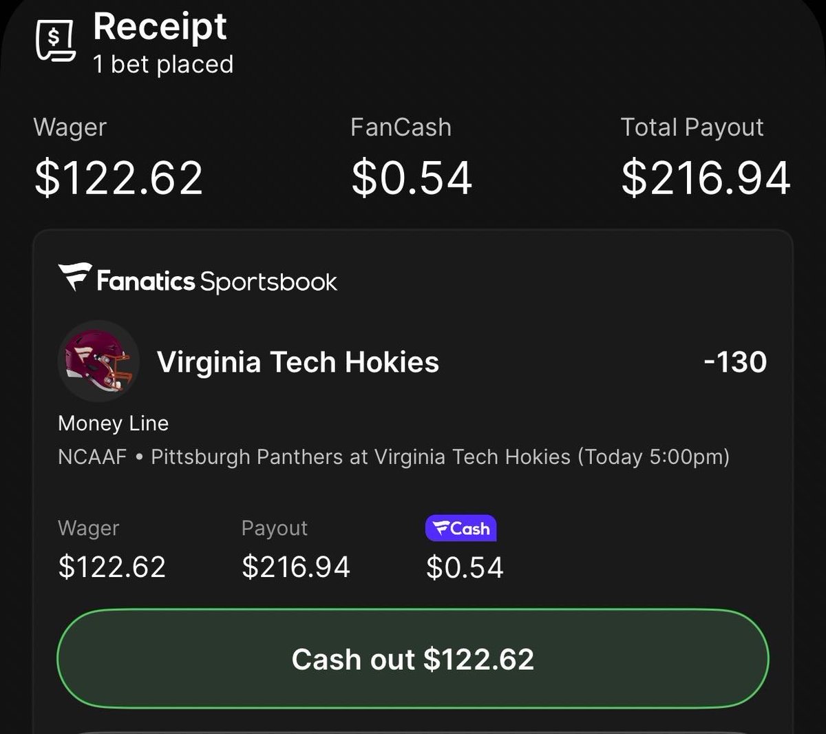PmillAi's tweet photo. 🏈 Enter Sandman 🏈 10/2

Virginia Tech ML -130 https://t.co/p1KmSejsSs
