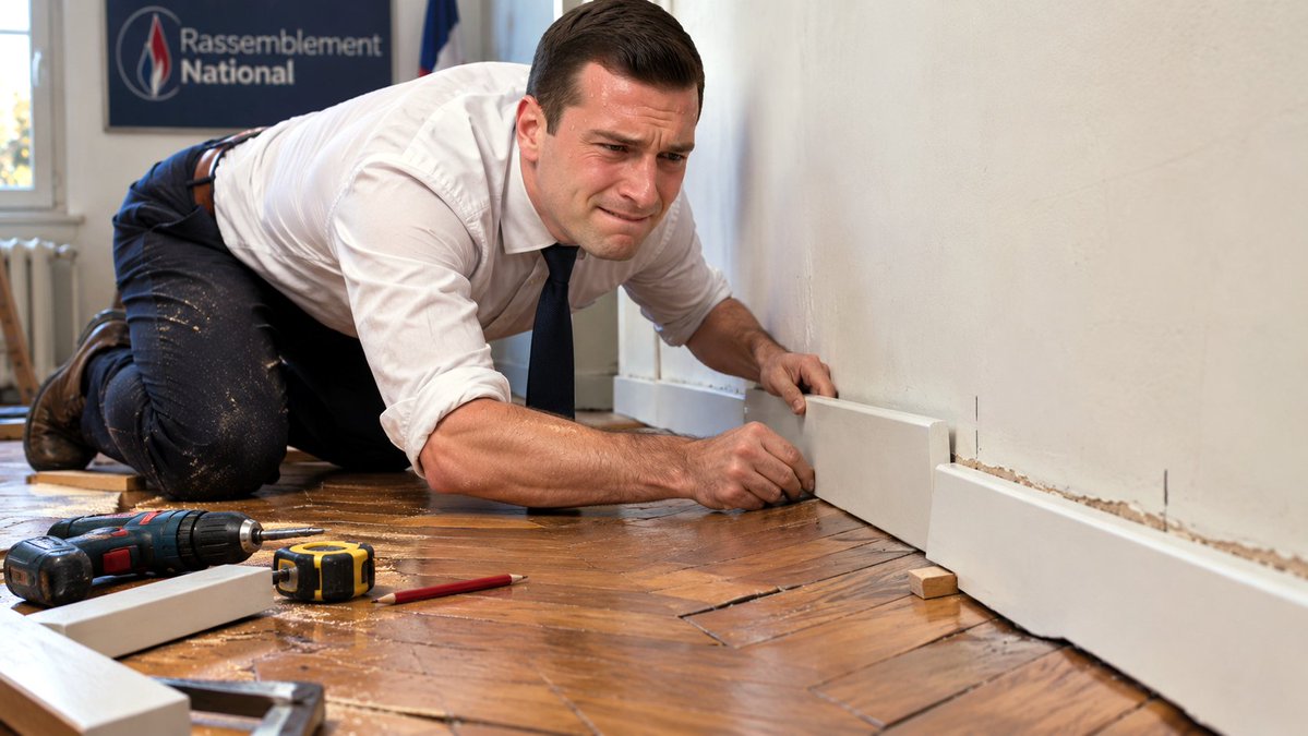 Pouletvolant3's tweet photo. ⚠️Breaking news.
Première image exclusive du dépôt de plainte de Jordan Bardella en attendant la décision du parquet ;-) https://t.co/dmG8HLRyrE