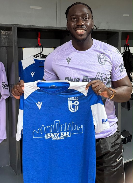 TelfordTownFC's tweet photo. NEW STRIKER IN TOWN, SOMS SIBANDA!
https://t.co/GJi6Xh7KWW https://t.co/cZh8vJ5Ke7