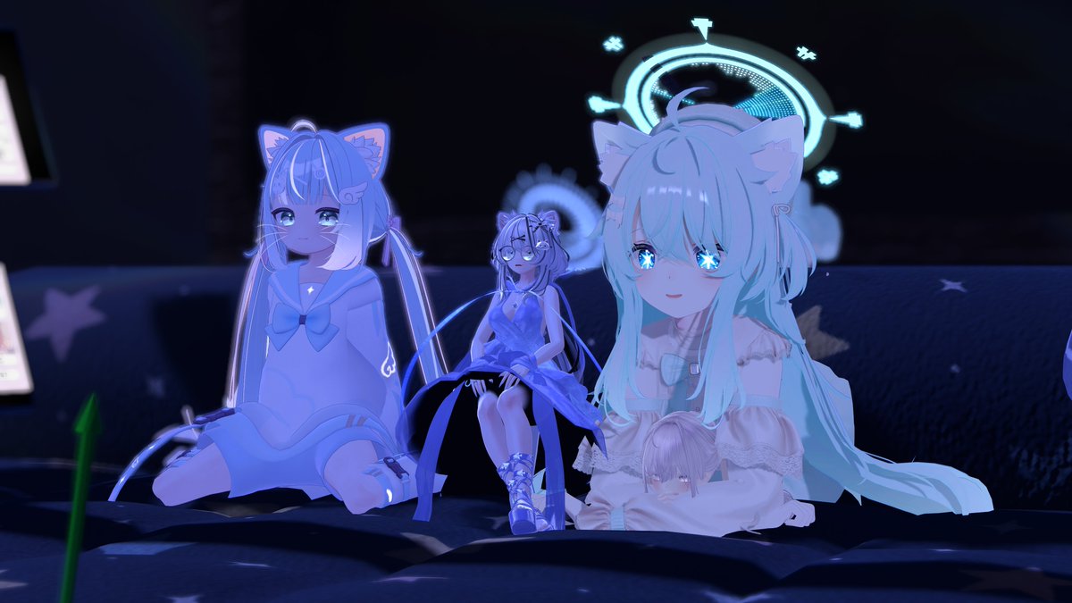 Poko_miko's tweet photo. Blue family 🩵 https://t.co/e1rw98pFe3