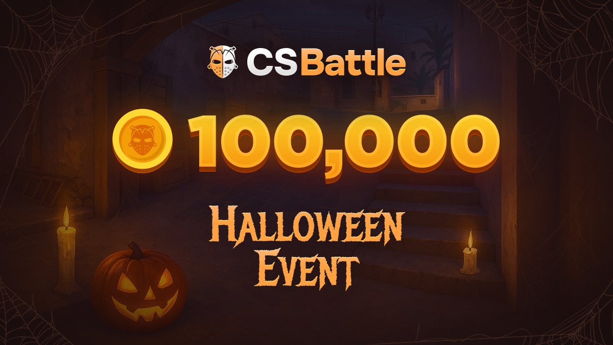 CsBattleCom's tweet photo. Halloween Event has landed on CsBattle! 🎃

Daily &amp; Monthly leaderboards
Community events
Bi-Weekly Raffle
Halloween Calendar

We’re celebrating the spooky season with $300 ($50 × 6) up for grabs! 👻

Like this post ❤️
Follow + tag 2 friends in the comments 🎃 https://t.co/IRHL5TqW0A