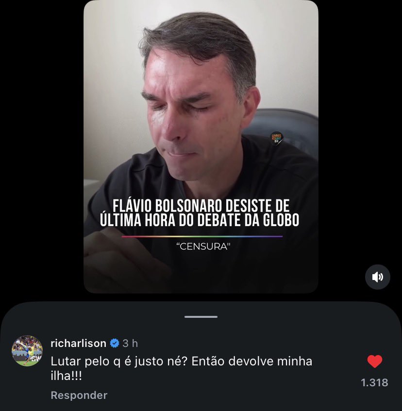 beymires's tweet photo. ele não vai dar paz pra flávio bolsonaro https://t.co/HZ0qLDLa84