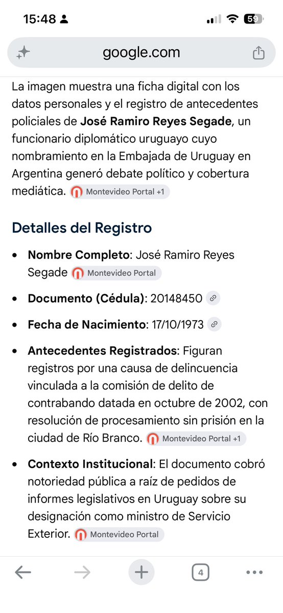 OCortelezzi's tweet photo. @MartinFitz23506 @nolosaguantomas Como se extraña cuando designábamos diplomáticos con antecedentes penales https://t.co/6rm1SbCK7d