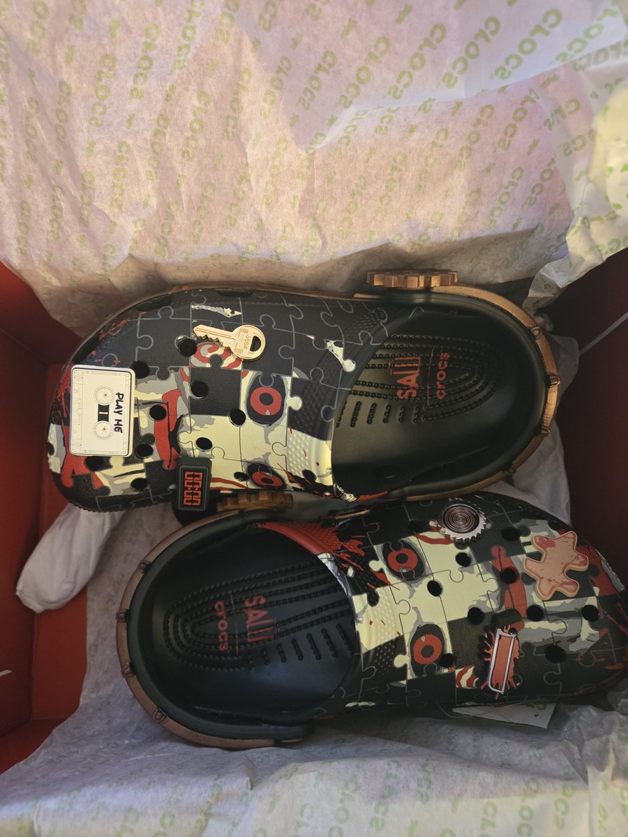 adamericanidiot's tweet photo. SAW CROCS ARE HERE https://t.co/YKaR0mJEvb
