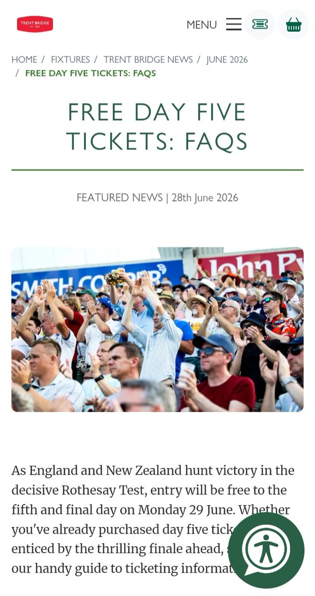 ThreeSportbmmg's tweet photo. @LTFC11 @The_Grumbler And there's nothing like offering free tickets for England test matches and people still wont turn up if there is less than 50% chance of a win 🤣 https://t.co/1R2EHb883n
