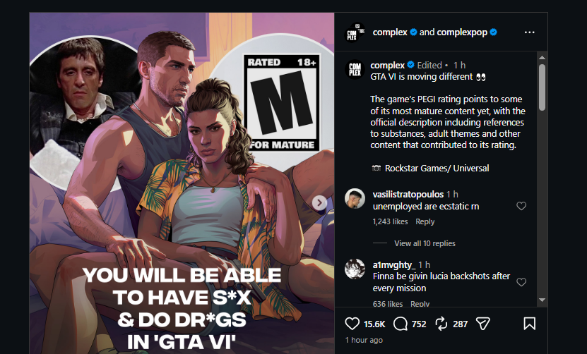 thememedoctor_'s tweet photo. This is giga GTA VI narra lmao

You will be able to carry and snort cocaine in GTA VI
https://t.co/clz9pZgkkE

Holy fuck send Cocainu ong https://t.co/lyOLMneU5M