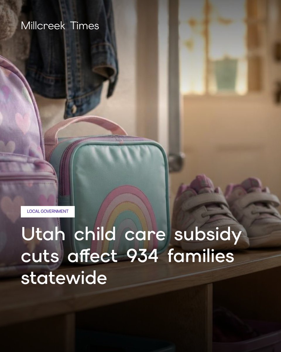 WasatchRegional's tweet photo. 934 Utah families are losing child care help.

New income limits for the state's child care subsidy took effect Oct. 1 and cut 1,573 children from the program, about 11% of those getting help.

https://t.co/mQWA6d0SWj

#Utah #ChildCare https://t.co/V6Ts0D09LT