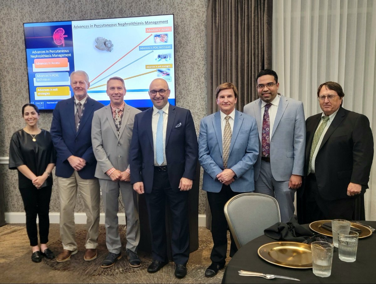 NazihKhaterMD's tweet photo. Honored to be invited as the 2026 Dr. Clair Cox Visiting Professor at @UTHSCUrology! Thrilled to meet the esteemed faculty &amp; terrific residents under Dr. Wake’s leadership &amp; talk about“Advances in PCNL &amp; strategies to minimize radiation exposure.”
Thanks for the warm hospitality! https://t.co/qC4G8smHhz