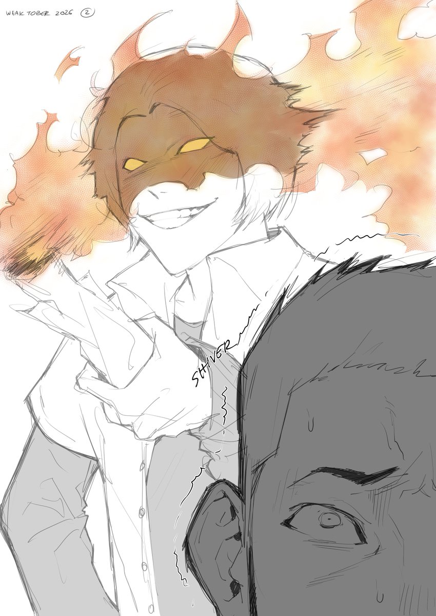 SmthsmthLovi's tweet photo. 2. Inferno
day two done!! though a little late since i was too lazy to do it at school oops... DO NOT MIND THE ABSOLUTELY BOTCHED HAND im way too lazy to do a full piece for it
#WeakHero #weaktober #weaktober2026 https://t.co/eVa4ZwYeHd