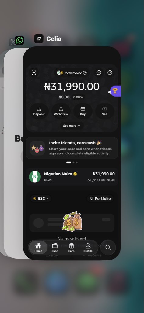 Bigzash01's tweet photo. @EmmanuelAfula To be honest with you because I think you deserve to hear this straight, @EmmanuelAfula 
My money has been stuck in Celia Wallet for over two weeks now. My username is bigzash.(32k) money I put in. It hasn't moved, and I haven't gotten a clear answer on why, or when it will https://t.co/2hUsdS6j4y