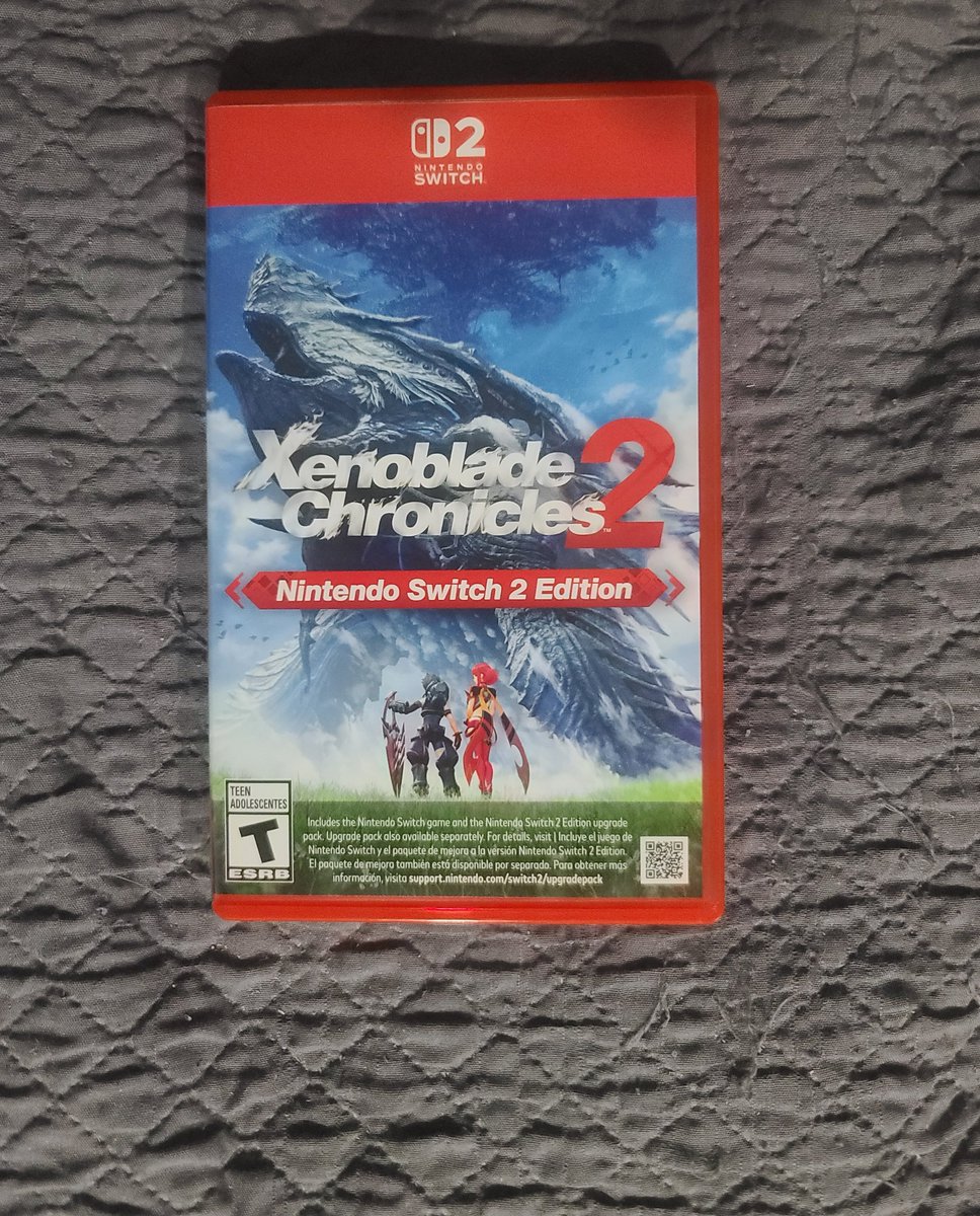 DragonMstrAlex's tweet photo. Xenoblade Chronicles 2: Nintendo Switch 2 Edition from @NintendoAmerica. Comes with some nice inlay art! Did anyone else pick this up? #SwitchCorps https://t.co/ak367Ek9rz