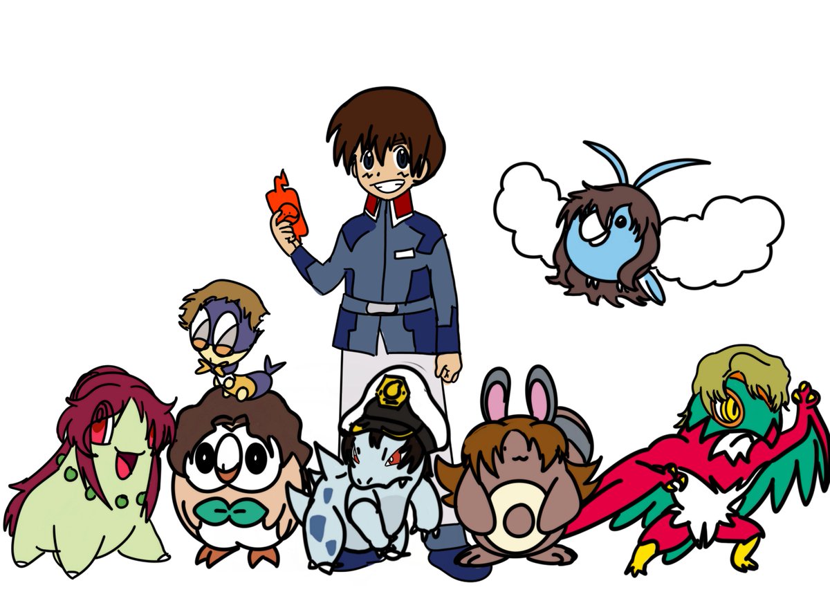 HeavyyLobster's tweet photo. Curi Seed
Pokemon: Seed Edition 
#Gundam https://t.co/ePDOnlJGAz