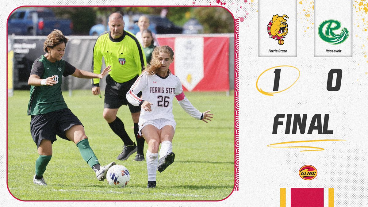 ferrisathletics's tweet photo. 🚨 FINAL: @fsuwso tops Roosevelt, 1-0. https://t.co/z5gvkZRMQ4