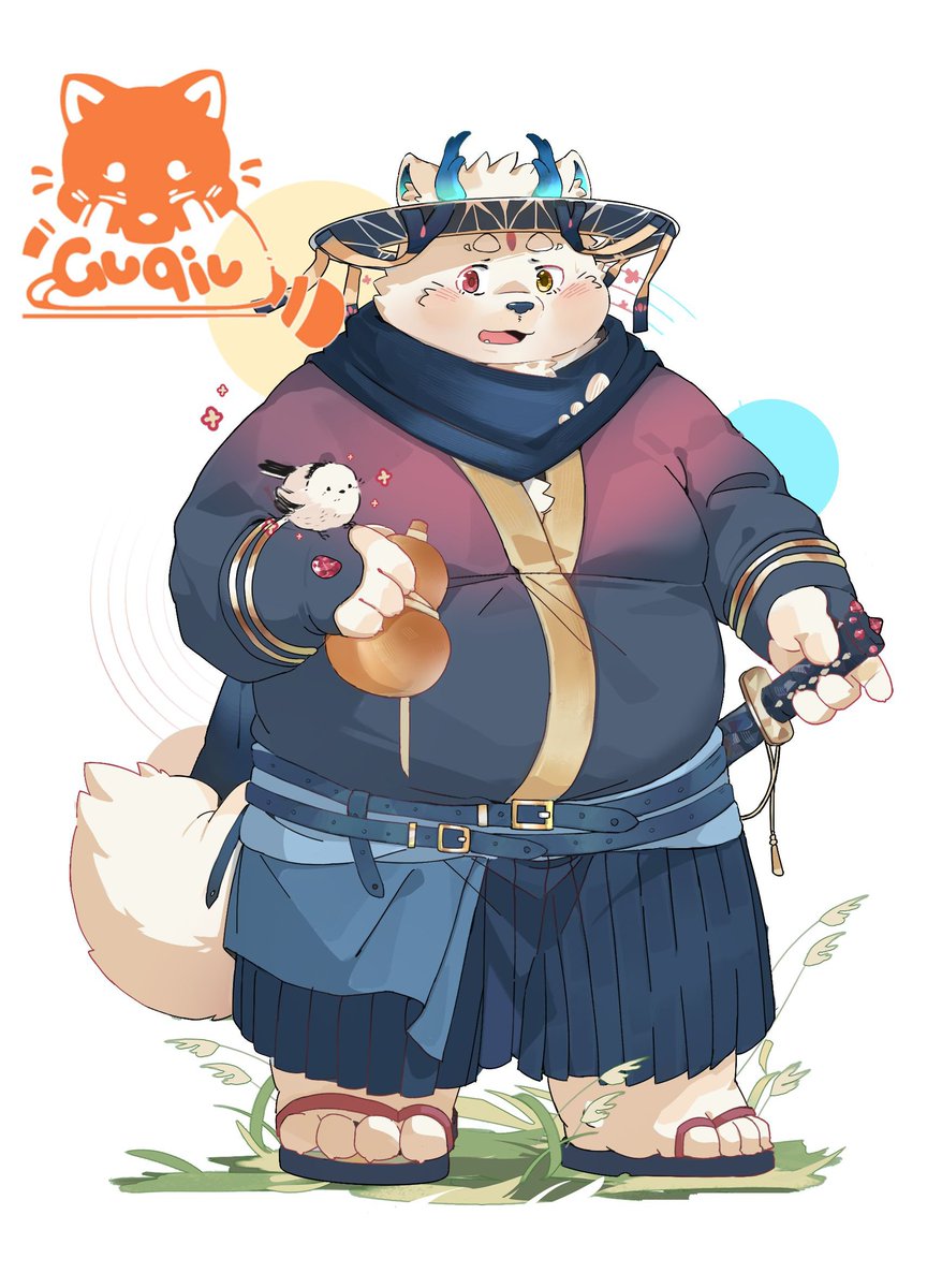 ZtMylq9jhokxdYU's tweet photo. 委托:零落
一只白白胖胖的剑客白狐狸～很可爱啊 https://t.co/ASaiklrCOG