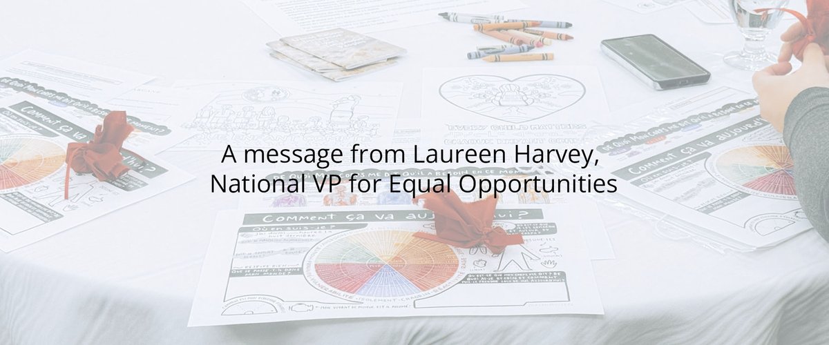 utesei's tweet photo. At UTE’s 2026 National Convention in Montréal, delegates voted to create the National Vice-President – Equal Opportunities position. Laureen Harvey was elected to serve in the role and chair the Equal Opportunities Committee. 👉Read her message: https://t.co/yfwYQnTC6k https://t.co/n5OFD95uLW