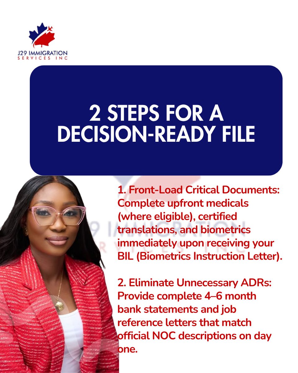 j29immigration's tweet photo. π¨ Stop IRCC delays before they start! π¨π¦
One small mistake can stall your file for months. Swipe through β‘οΈ to see how smart applicants keep their applications moving!
π¬ Comment "DELAY" or DM us to audit your file today! π
#J29Immigration #IRCC #CanadaImmigration https://t.co/LyLFmZz5rp