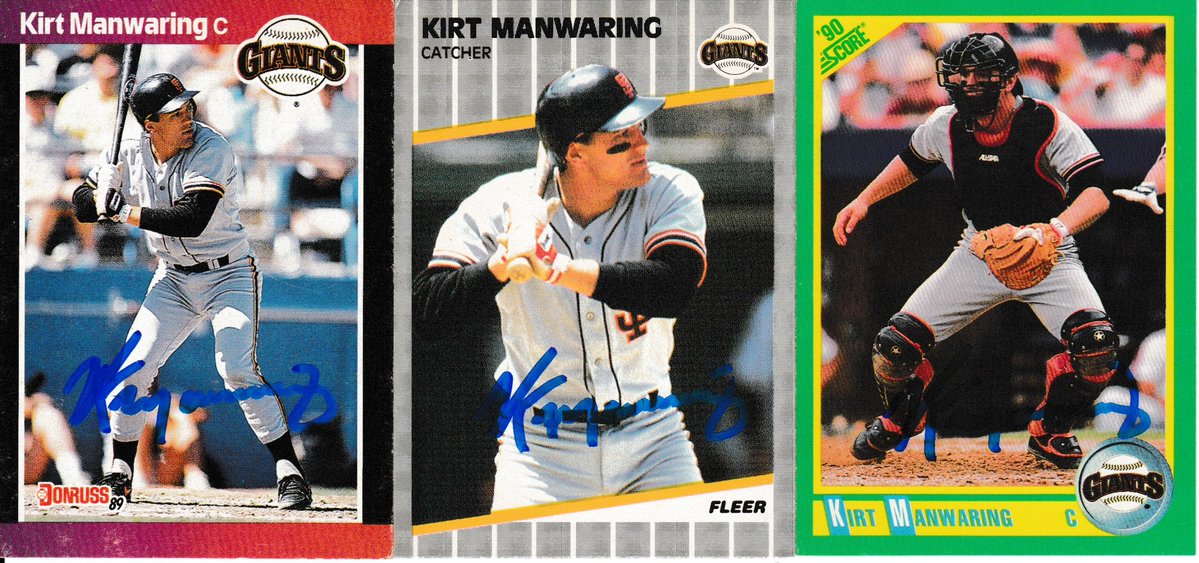 HotHamWater28's tweet photo. @CardPurchaser ⚾️ 11-day #TTM return from Kirt Manwaring @BravestarrCards @TTM_Todd @zmills40 @FlyinWV79 @moreron #ttmsuccess #mailday https://t.co/itnsimhjhS
