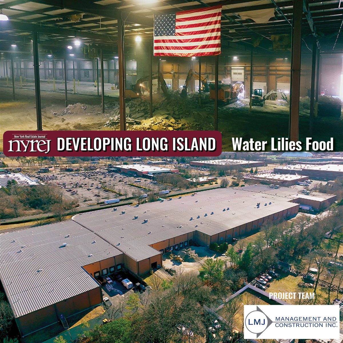 NYREJ's tweet photo. 2026 Developing Long Island: Water Lilies Food - Read More here: https://t.co/tofXZLiGs0 #NYREJ #commercialrealestate https://t.co/mancEmKg5w