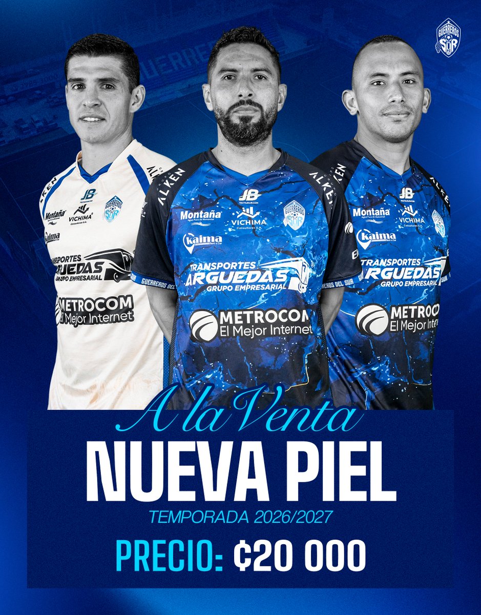 municipalpz's tweet photo. 🤩 ¡𝐋𝐚 𝐧𝐮𝐞𝐯𝐚 𝐩𝐢𝐞𝐥 𝐲𝐚 𝐞𝐬𝐭𝐚́ 𝐝𝐢𝐬𝐩𝐨𝐧𝐢𝐛𝐥𝐞! 🔥

Vestí los colores que nos representan y llevá contigo la nueva camiseta del 𝐌𝐮𝐧𝐢𝐜𝐢𝐩𝐚𝐥 𝐏𝐞́𝐫𝐞𝐳 𝐙𝐞𝐥𝐞𝐝𝐨́𝐧 para la temporada 𝟐𝟎𝟐𝟔/𝟐𝟎𝟐𝟕. 💙🤍

👕 𝐏𝐫𝐞𝐜𝐢𝐨: ₡𝟐𝟎 𝟎𝟎𝟎 https://t.co/bUomH6quuu