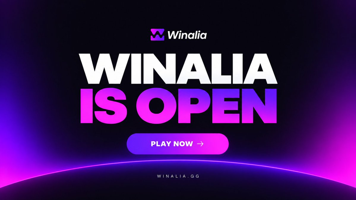 Winaliagg's tweet photo. ▰▰▰▰▰▰▰▰▰▰  100%

WE’RE LIVE.🔴

Winalia is officially open. 

Create your account.
Find your opponent.
Start playing.

🔗https://t.co/rdg633ypC4 https://t.co/qbKv4fyCIG