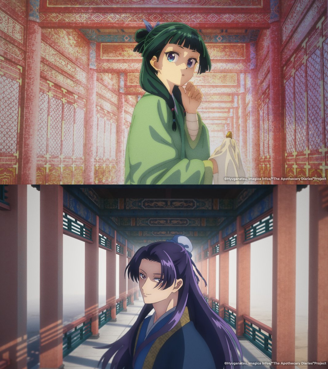 crunchyroll_la's tweet photo. ¡Jinshi y Maomao regresaron! 💚🫰

Ya está disponible el primer episodio de la tercera temporada de Los diarios de la boticaria. ➡️ https://t.co/VH7ytenofM https://t.co/YnvtCnw5vC