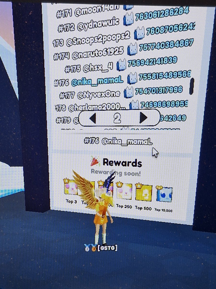 MonikaLisowska7's tweet photo. Leagues are over - FOX99 #46 place 💪
Waiting for the rewards.
But the Titanics from the leaderboard are already here 🤩
Main: #176 place -> Shiny Titanic; alt: #273 place -> Gold Titanic
Thank you, @BuildIntoGames , for the rewards.
#petsim99 , #PetSimulator99 , #roblox https://t.co/nbuLAPxeuG