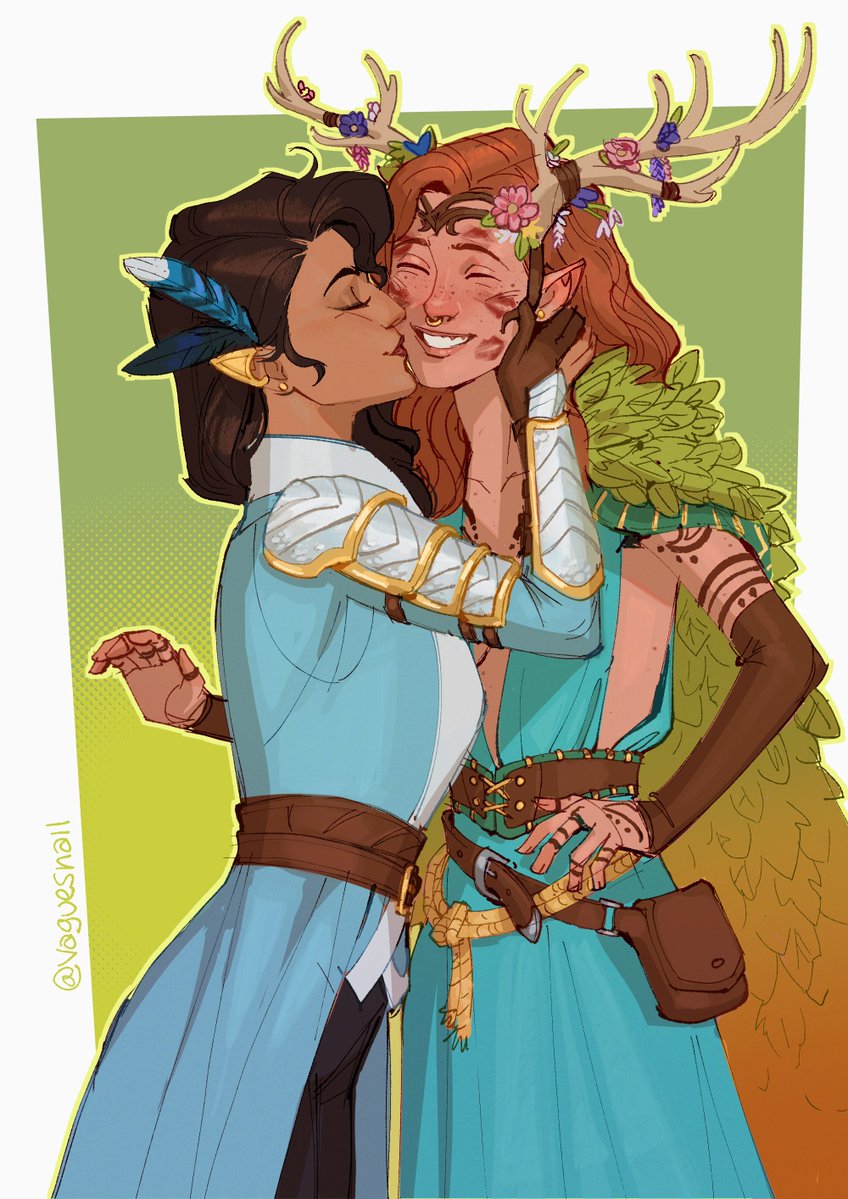 vaguesnail's tweet photo. vexleth comm for @Dahveed64 💙💚 #criticalrolefanart https://t.co/5xAOMM1EW7