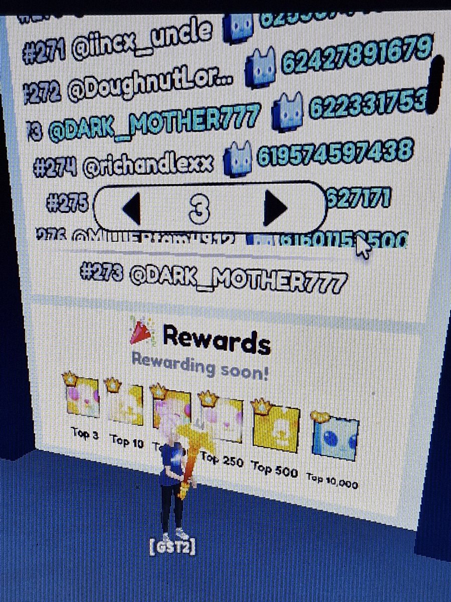 MonikaLisowska7's tweet photo. Leagues are over - FOX99 #46 place 💪
Waiting for the rewards.
But the Titanics from the leaderboard are already here 🤩
Main: #176 place -> Shiny Titanic; alt: #273 place -> Gold Titanic
Thank you, @BuildIntoGames , for the rewards.
#petsim99 , #PetSimulator99 , #roblox https://t.co/nbuLAPxeuG