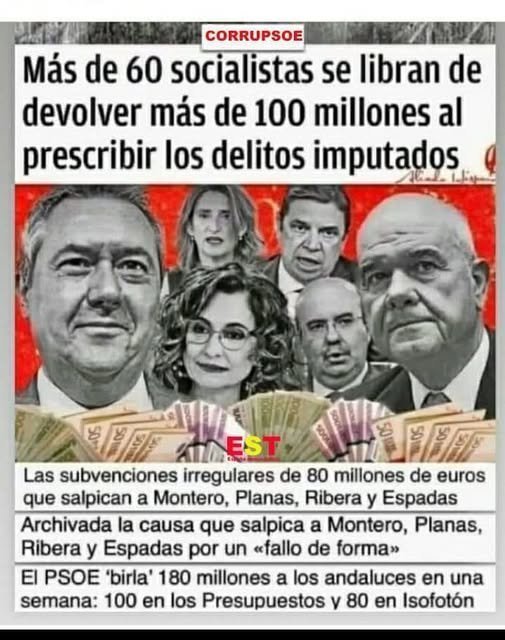 RonCicer's tweet photo. Cuántas viviendas se podían haber construido con el dinero robado por los socialistas? https://t.co/TRnlOsEejS