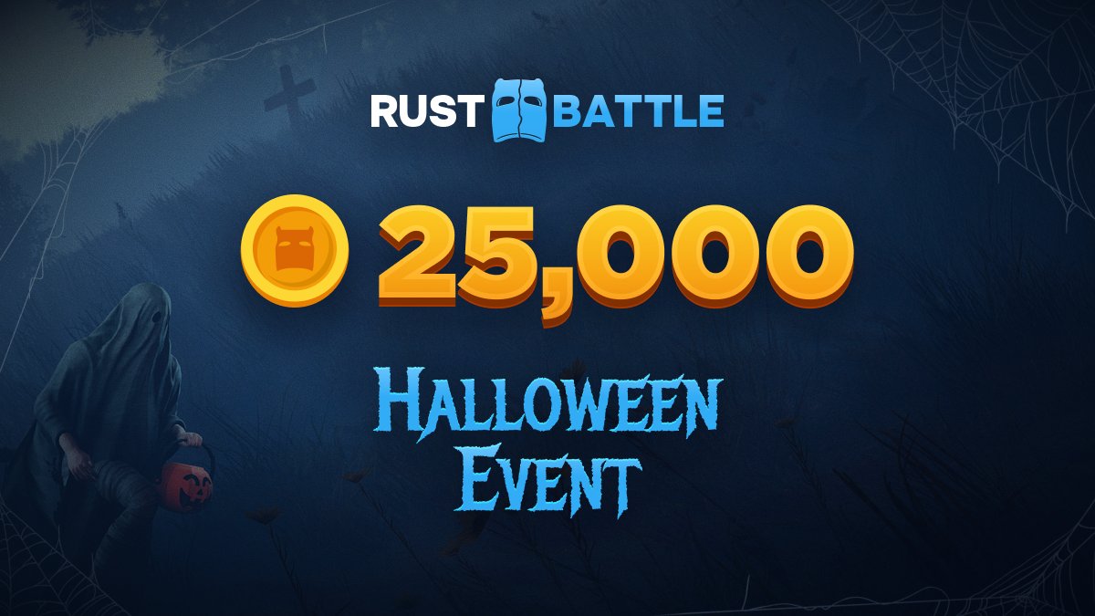 RustBattleCom's tweet photo. Halloween Event has landed on RustBattle! 🎃

Daily &amp; Monthly leaderboards
Community events
Bi-Weekly Raffle
Halloween Calendar

We’re celebrating the spooky season with $200 ($50 × 4) up for grabs! 👻

Like this post ❤️
Follow + tag 2 friends in the comments 🎃 https://t.co/iT3PpKWRwq