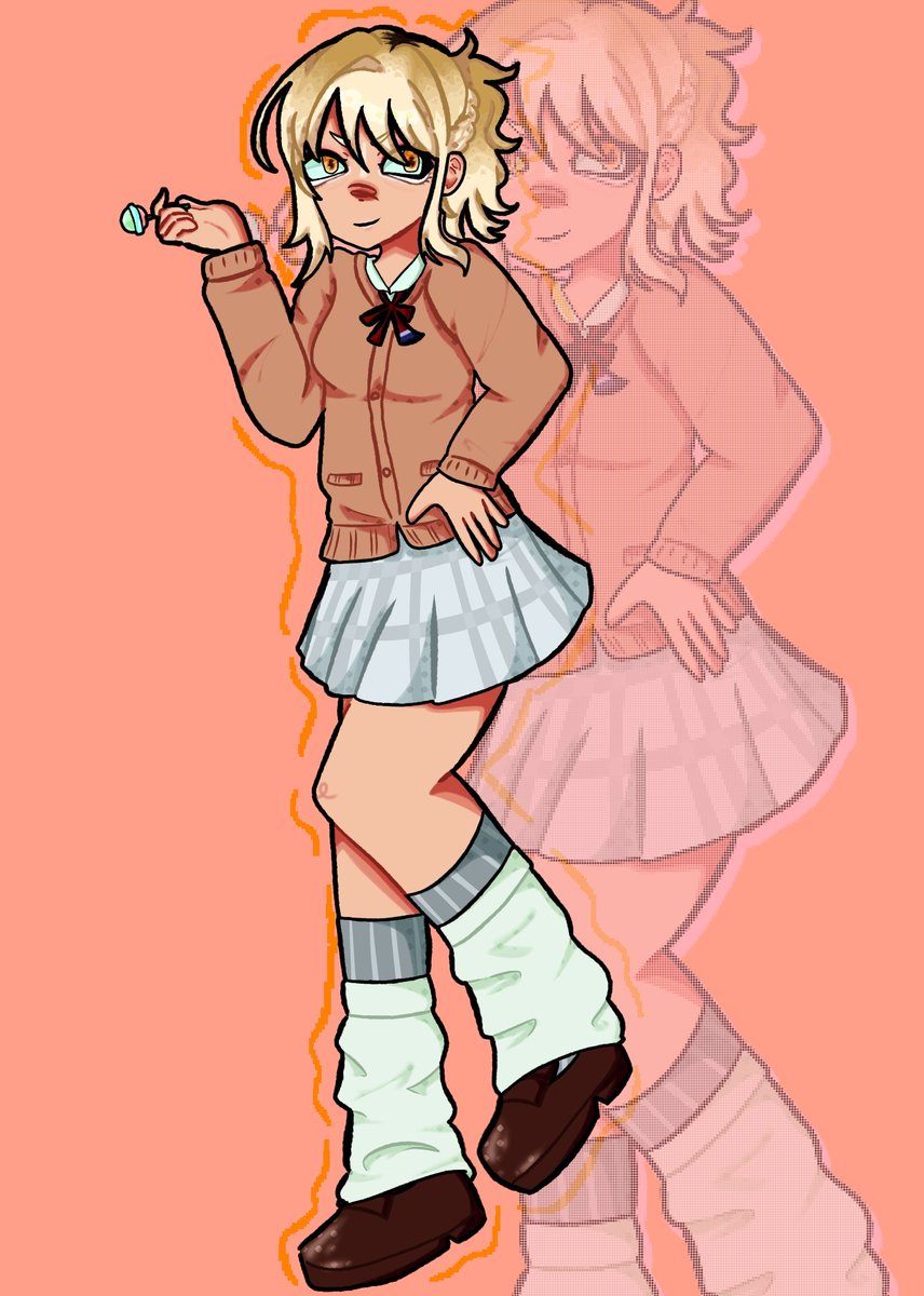 _sillytilly's tweet photo. my art for #NijiArtKurabu26 ! kinda proud of this one yay https://t.co/bwyPri0YJI