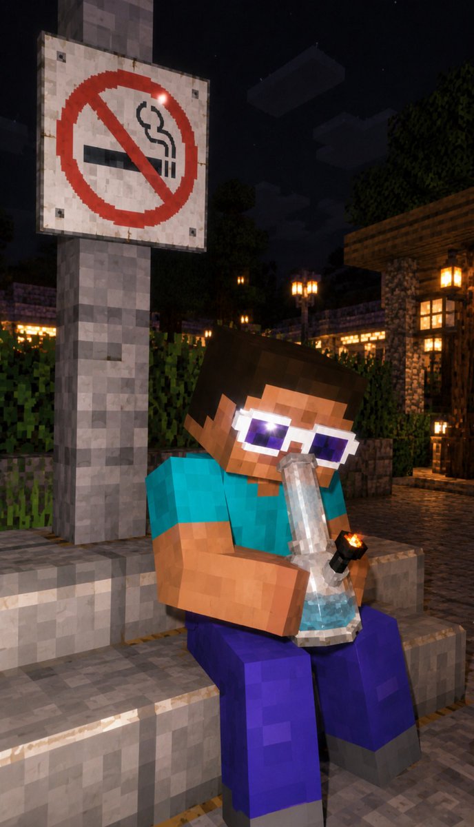 FLvZyn's tweet photo. @slingoorio steve living in bro’s head with a whole crafting table set up https://t.co/YjSg09bPPK