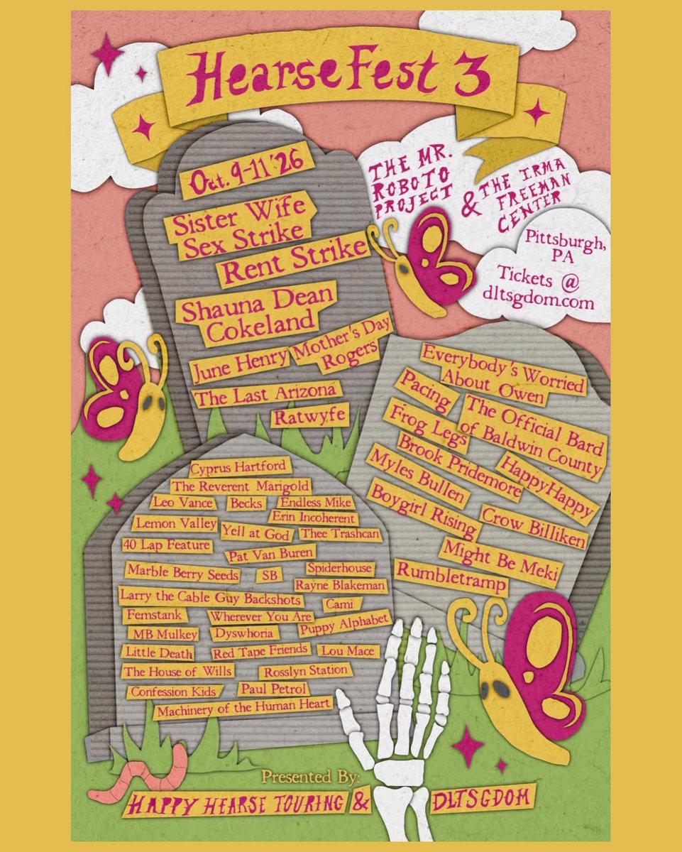 dltsgdomshows's tweet photo. Hearse Fest is NEXT WEEK at @RobotoProject!! 

Grab your weekend pass or individual day passes here: https://t.co/Cdn9W2ou7x https://t.co/yD1Xbi7geM